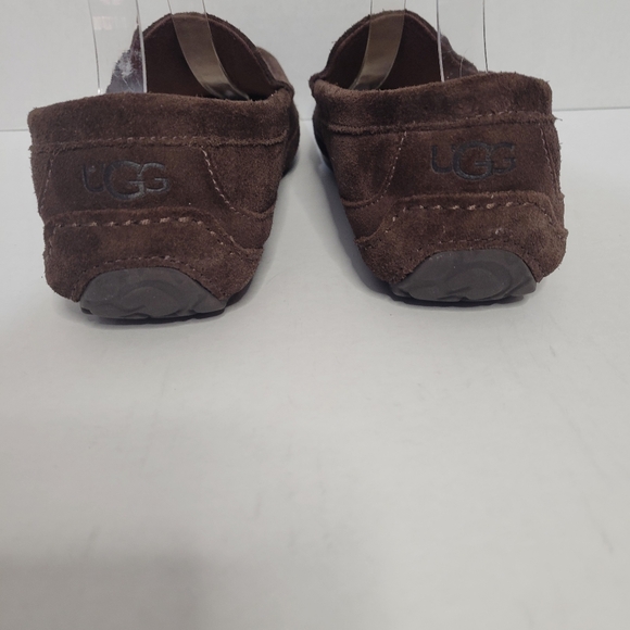 Ugg suede slipper loafers men size 10 brown - Picture 4 of 10